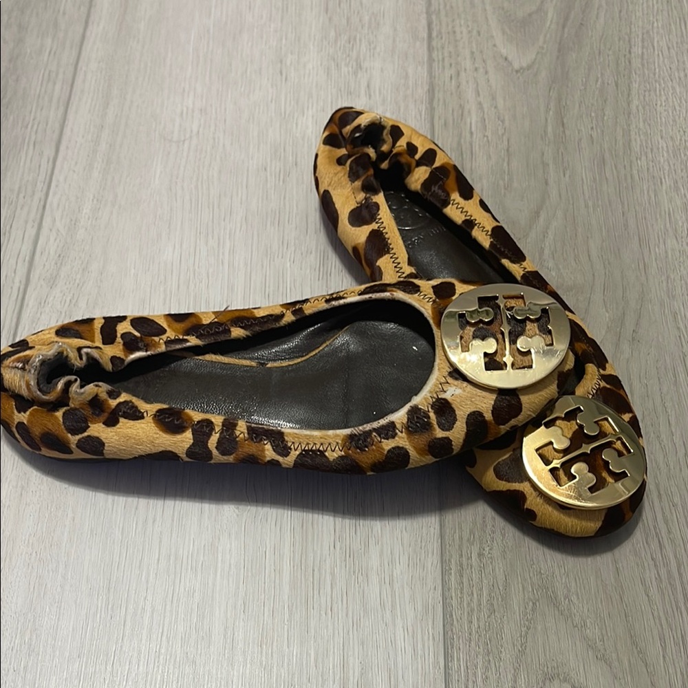 Tory Burch Leopard Print Ballet Flats